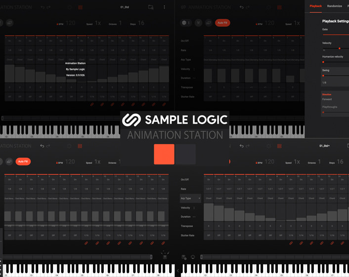 ANIMATION STATION – the next step in assisted music creation. With its intelligent 'Step Animator' engine, creating powerful MIDI arpeggiation patterns and step sequences has never been easier. Play single notes, or chords and let ANIMATION STATION take your virtual instruments on a creative ride. Play, edit and even export the MIDI data to use outside of the plugin. ANIMATION STATION is the world’s most advanced, and most flexible arpeggiator and so much more…STEP INTO THE FUTURE.